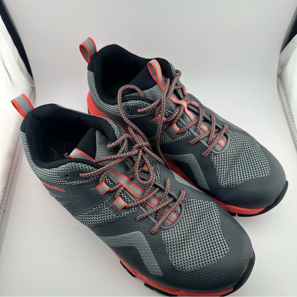 Merrell Womens Monument J034472 Gray Hiking Shoes Sneakers Size 10